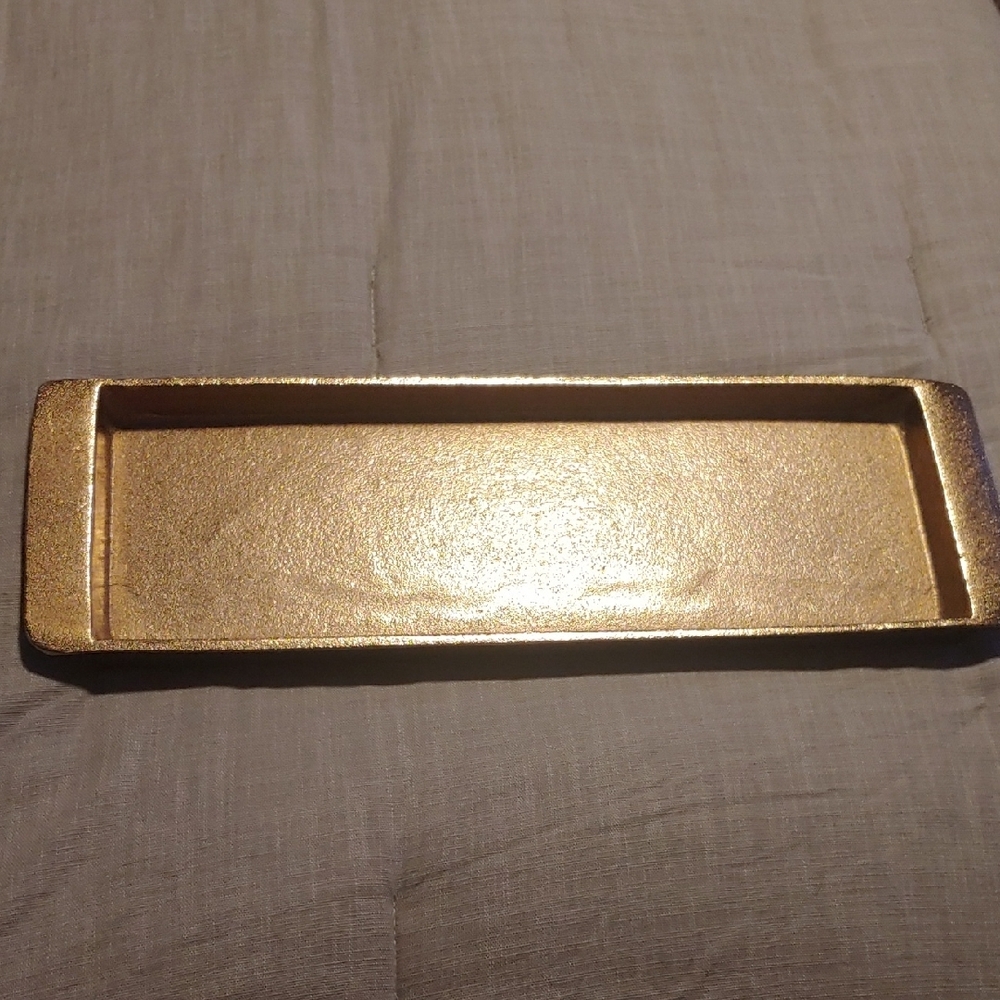 Threshold Gold Vanity Tray Sleek Minimalist Design